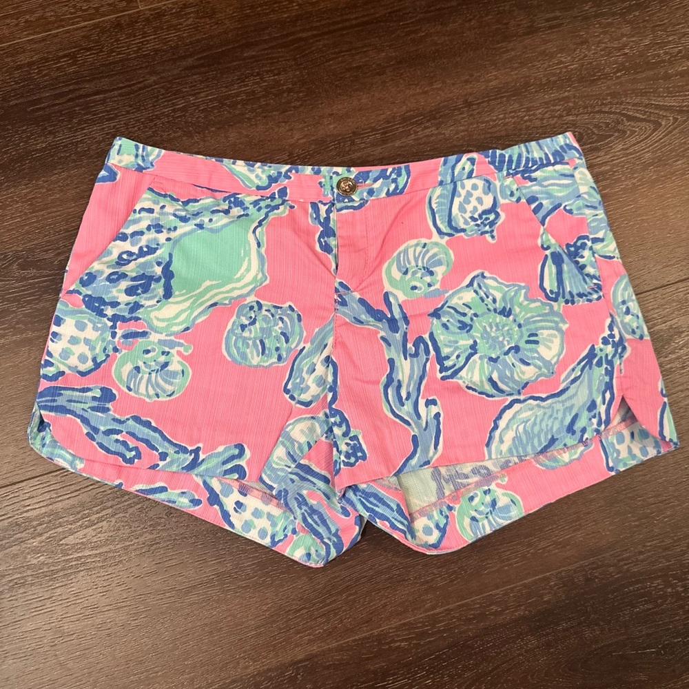 Lilly Pulitzer Pink and Blue Shorts